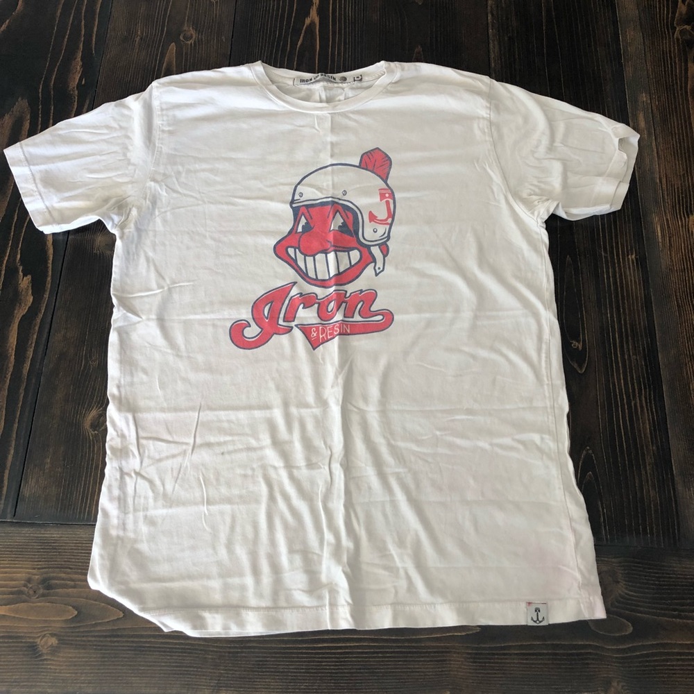 Iron and resin brave tee